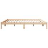 vidaXL Cama extralarga sin colch&oacute;n madera maciza de pino 180x210 cm
