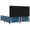 vidaXL Cama tipo Box Spring Azul oscuro 180 x 200 cm Terciopelo