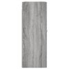 vidaXL Armarios de pared 2 unidades gris Sonoma 69,5x34x90 cm