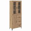 vidaXL Alacena Roble artisan 69,5 x 34 x 180 cm Madera de ingenier&iacute;a