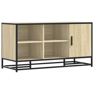 vidaXL Banco zapatero madera de ingenier&iacute;a roble sonoma 100x40x53,5 cm
