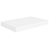 vidaXL Estantes flotantes de pared 2 uds MDF blanco 40x23x3,8 cm