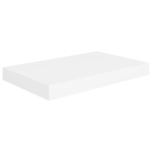 vidaXL Estantes flotantes de pared 2 uds MDF blanco 40x23x3,8 cm