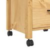 vidaXL Carrito de cocina MONZA madera maciza de pino 48x40x88,5 cm