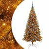 vidaXL &Aacute;rbol de Navidad con 300 LED con soporte Dorado 180 cm PET