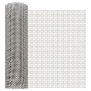 vidaXL Pantalla de malla 40 x 200 cm 6 Mesh Acero Inoxidable 201