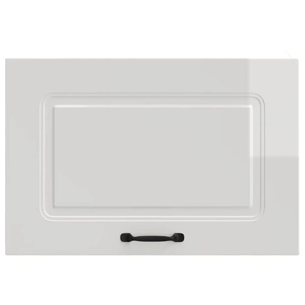 vidaXL Armario de pared de cocina Kalmar blanca de alto brillo