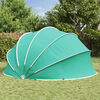 vidaXL Cúpula para piscina Manual Verde 430 x 430 x 210 cm