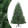 vidaXL &Aacute;rbol de Navidad artificial con bisagras y soporte verde 240 cm