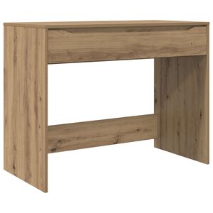 vidaXL Escritorio con caj&oacute;n Roble artisan Madera de ingenier&iacute;a