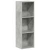 vidaXL Estanter&iacute;a libros/mueble TV contrachapada hormig&oacute;n 36x30x114cm