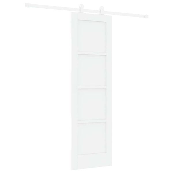 vidaXL Puerta Corredera 61 x 198,5 cm Madera de pino macizo