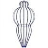 vidaXL Luz de adorno navide&ntilde;o 320 LED Azul Di&aacute;m. 40 x 75 cm