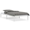 vidaXL Estructura de cama sin colch&oacute;n metal blanco 100x190 cm