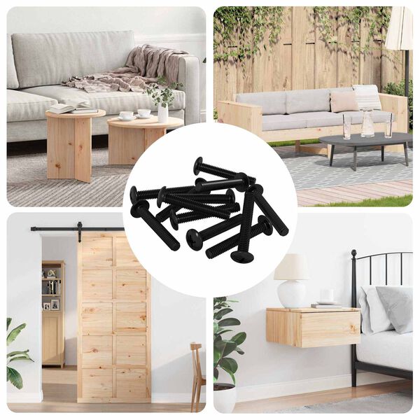 vidaXL Tornillo 2647 pcs Plateado 5 x 30 mm Hierro