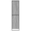vidaXL Armario 2 pcs Gris Sonoma 50 x 50 x 200 cm Madera contrachapada