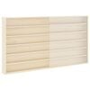 vidaXL Expositor de Pared Beige 100 x 8,5 x 54 cm Madera contrachapada