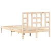 vidaXL Estructura de cama de madera maciza de pino 120x200 cm