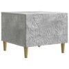 vidaXL Mesa de centro Gris Hormig&oacute;n 50 x 49 x 40 cm
