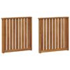 vidaXL Descansabrazos 2 pcs Marr&oacute;n 60 x 6 x 61 cm Madera de ingenier&iacute;a