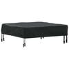 vidaXL Cubierta de Mesa 72 x 72 x 15 cm Cuadrado Impermeable Negro