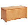 vidaXL Caja de Almacenamiento 90 x 45 x 45 cm Madera de Roble S&oacute;lido