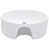 vidaXL Lavabo con rebosadero 36x13 cm cer&aacute;mica blanco