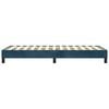 vidaXL Estructura de cama con somier terciopelo azul oscuro 90x190 cm