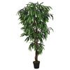 vidaXL &Aacute;rbol de mango artificial con 450 hojas verde 120 cm