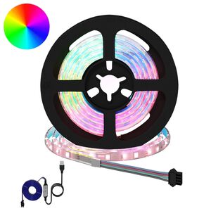 vidaXL Tira LED 2 uds. Negro y Transparente Cobre y pl&aacute;stico