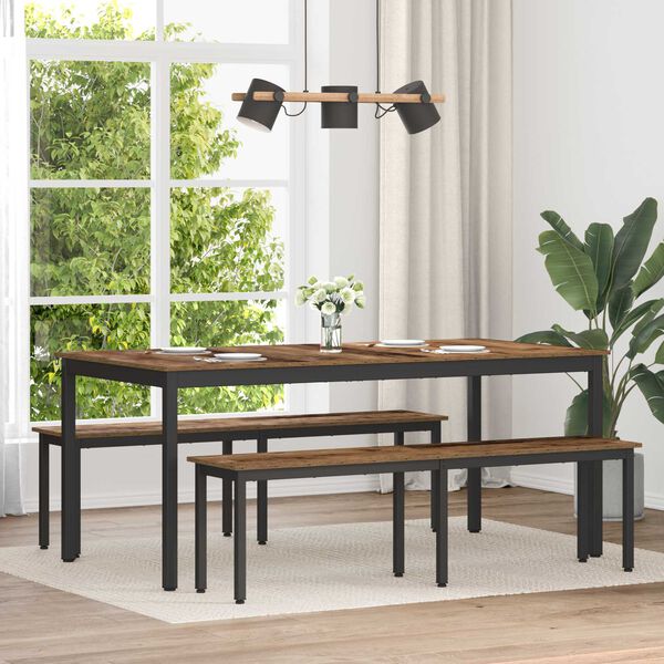 vidaXL Banco Madera vieja 160 x 35 x 45 cm Madera de ingenier&iacute;a