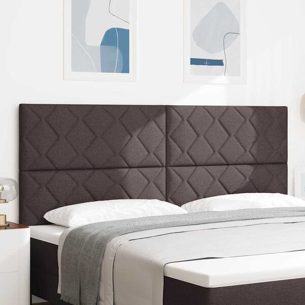 vidaXL Cabecero Gris Claro 200 cm tela