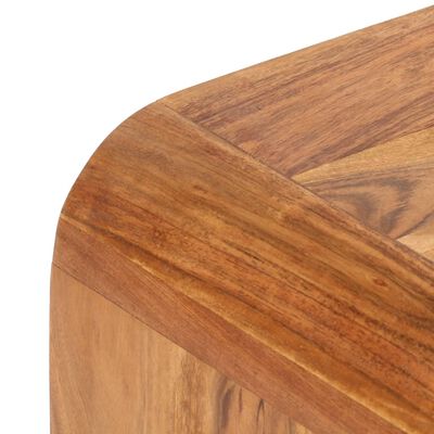 vidaXL Mesa de centro de madera maciza de acacia 90x50x30 cm