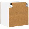 vidaXL Mueble colgante con puerta Roble ahumado 40 x 31 x 40 cm