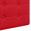 vidaXL Cabecera Colgante Rojo 100 x 55 x 5 cm Cuero sint&eacute;tico