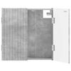 vidaXL Armario para dianas ARNHEM Gris Hormig&oacute;n 52,5 x 10,5 x 53,5 cm