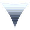 vidaXL Toldo Vela de Sombra Azul y Blanco 3,6 x 3,6 x 3,6 m