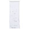 vidaXL Cajonera de madera blanca 60x30x75 cm