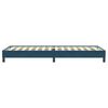 vidaXL Cama box spring sin colch&oacute;n azul oscuro terciopelo 100x220 cm