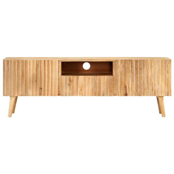 vidaXL Mueble de TV de madera maciza de mango 140x30x49 cm