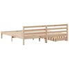 vidaXL Estructura de cama sin colch&oacute;n madera maciza de pino 200x200 cm
