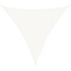 vidaXL Toldo de vela blanco HDPE 160 g/m&sup2; 4x4x4 m