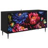 vidaXL Mueble de TV KIEL 102 x 33 x 51 cm Roble Negro