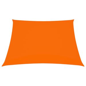 vidaXL Toldo de vela cuadrado tela Oxford naranja 2,5x2,5 m