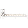 vidaXL Estructura de cama sin colch&oacute;n madera de pino blanca 90x200 cm