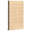 vidaXL Estanter&iacute;a de CD contrachapada marr&oacute;n roble 102x23x177,5 cm