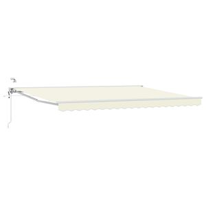 vidaXL Toldo Retr&aacute;ctil El&eacute;ctrico Crema 4 x 3,5 m