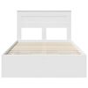 vidaXL Estructura de cama con caj&oacute;n 120 x 200 cm Madera Ingenieril