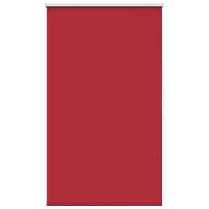 vidaXL Estor enrollable opaco 84,4x175 cm, tela, ancho 80 cm, rojo