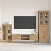 vidaXL Conjunto de mueble de TV con caj&oacute;n FLORIN Roble artesanal